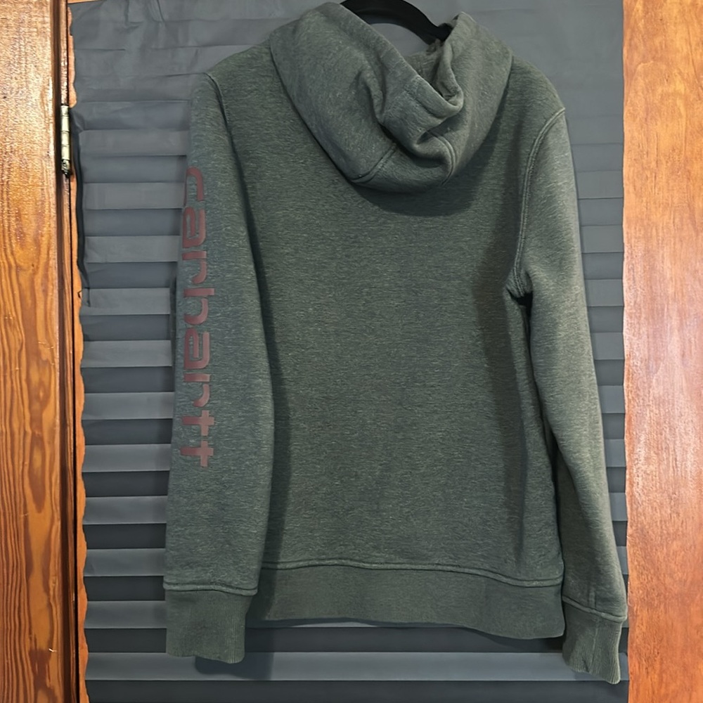 Hunter Green Woman’s Carhartt Hoodie